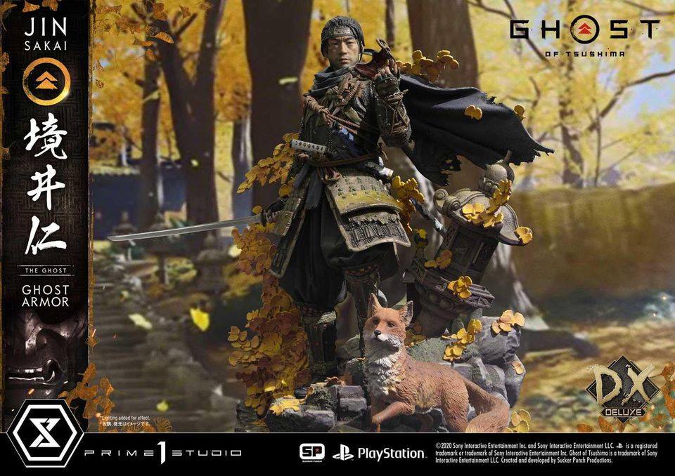 [สั่งจอง]Prime 1 Studio UPMGHOT-01DX : Ghost of Tsushima Jin Sakai, The Ghost - Ghost Armor [Deluxe Version]