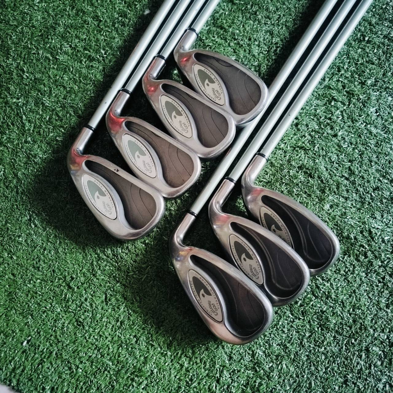 *** ไม้กอล์ฟผู้หญิง *** ชุดเหล็ก Callaway HAWK EYE JAPAN SPEC พรีเมี่ยมสูงสุดของแบรนด์ ของใหม่ตอนออกมาราคา 6 หมื่นกว่าบาท ไม้กอล์ฟพรีเมี่ยมมือสอง ของแท้ By NakaraLuxurious