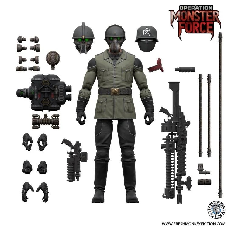 [พร้อมส้ง] FRESH MONKEY FICTION 1/12 : OPERATION - MONSTER FORCE [Wave1] 007 : Sleepwalker Heavy Weapons Division