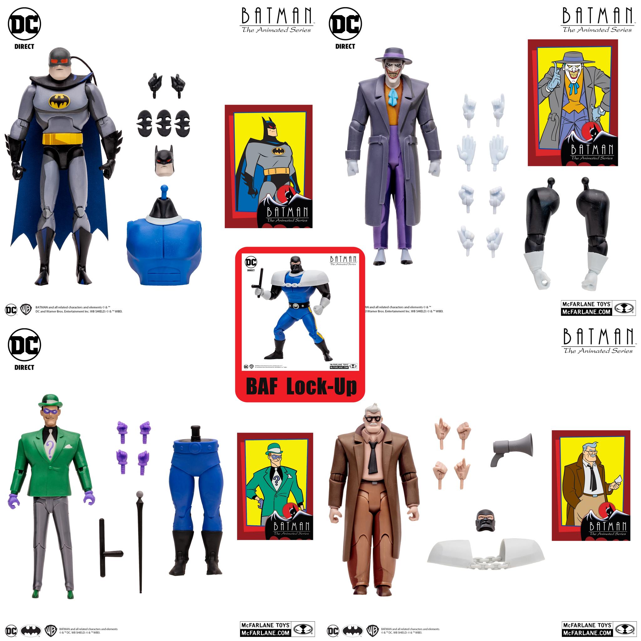[สั่งจอง] McFarlane Toys 6" : BATMAN: THE ANIMATED SERIES Wave2 (BAF Lock-Up!)