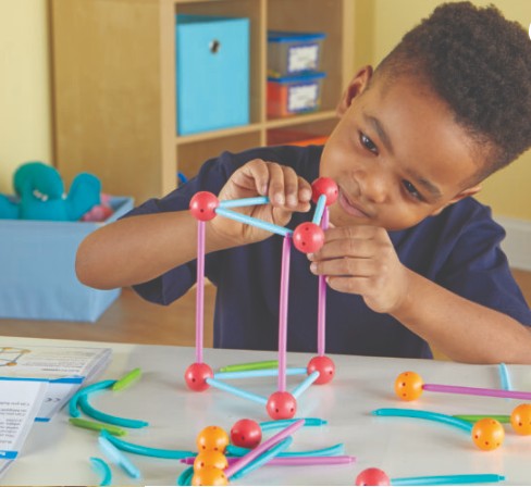 ชุดสร้างรูปทรงเรขาคณิตแสนสนุก ของเล่นเสริมพัฒนาการ, ของเล่นเด็กอนุบาล, สื่อการสอนเด็กอนุบาล พร้อมส่ง