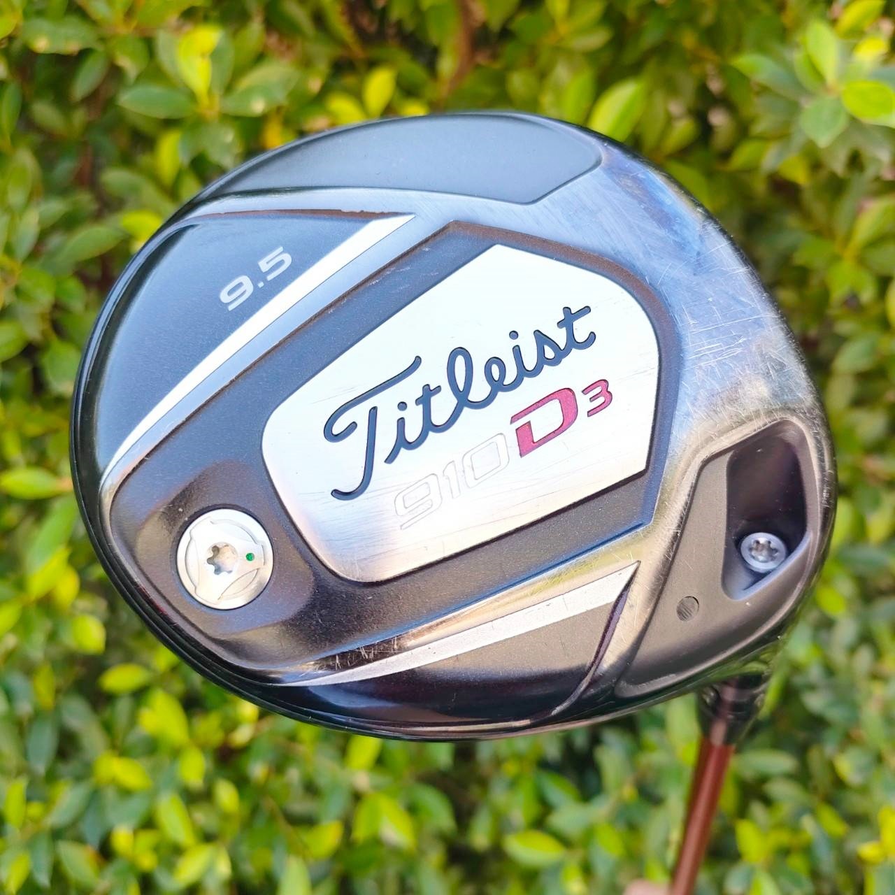 DRIVER TITLELIST 910 D3 องศา 9.5 ก้าน ALDILA NVS FLEX R ก้านพรีเมี่ยมโหดมาก ตีมันส์ ตีไกล ตัว D3 ตีง่ายมาก ฟีลลิ่งดีมาก ไม้กอล์ฟมือสอง ของแท้ BY NakaraLuxurious