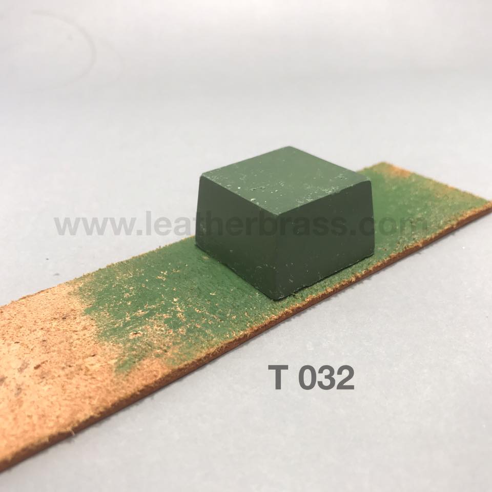 T032 ก้อนเขียวลับคมใบมีดปาดหนัง อุปกรณ์งานหนัง อุปกรณ์ DIY leatherbrass**ราคาต่อชิ้น**