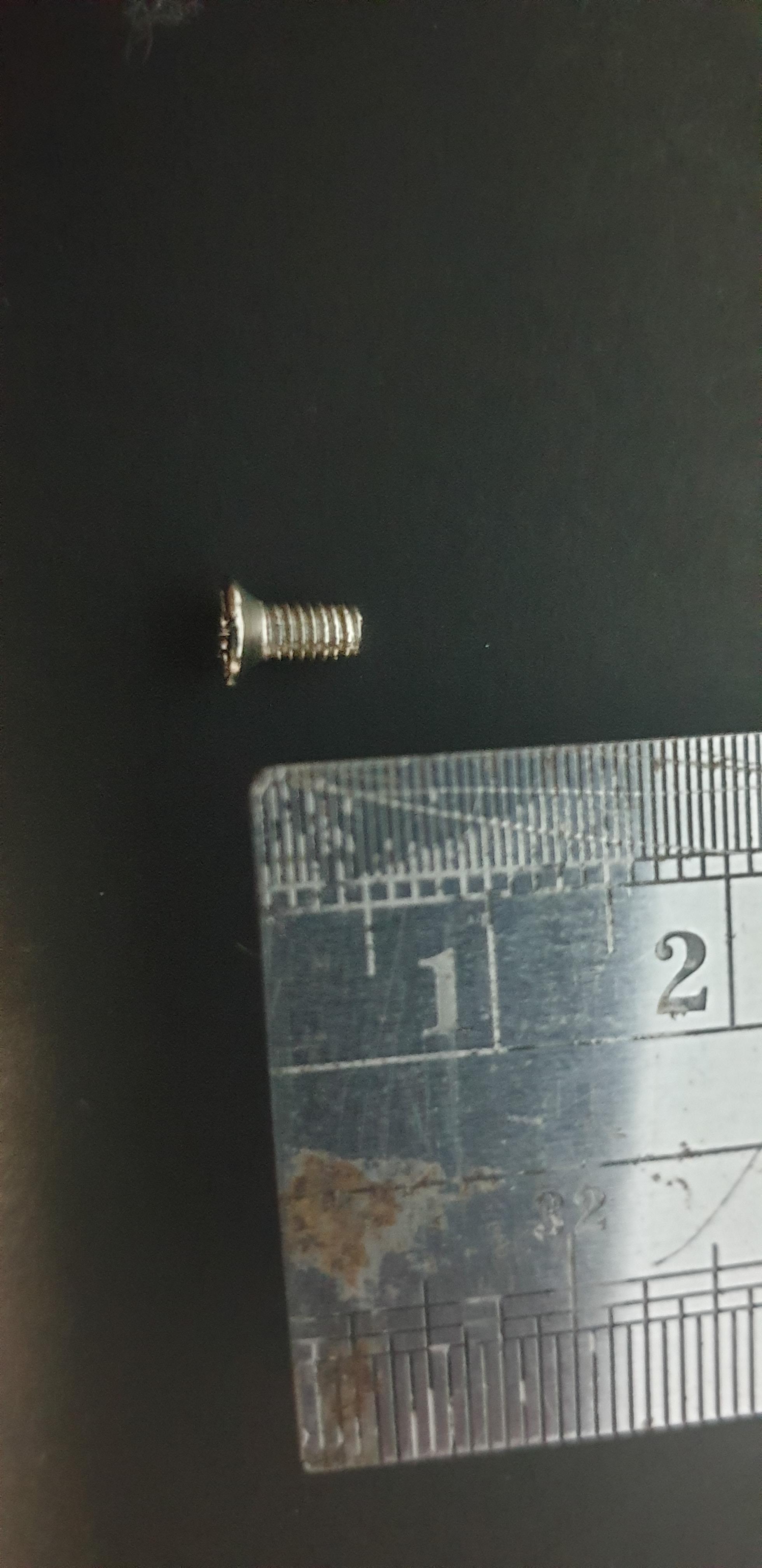 สกรูเกลียวมิล หัวจม M3 ยาว 6 มิล