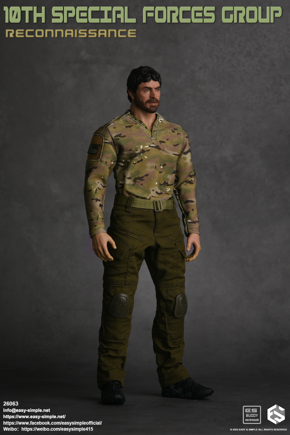 [สั่งจอง] Easy&Simple 26063 1/6 : 10TH SPECIAL FORCES GROUP Reconnaissance