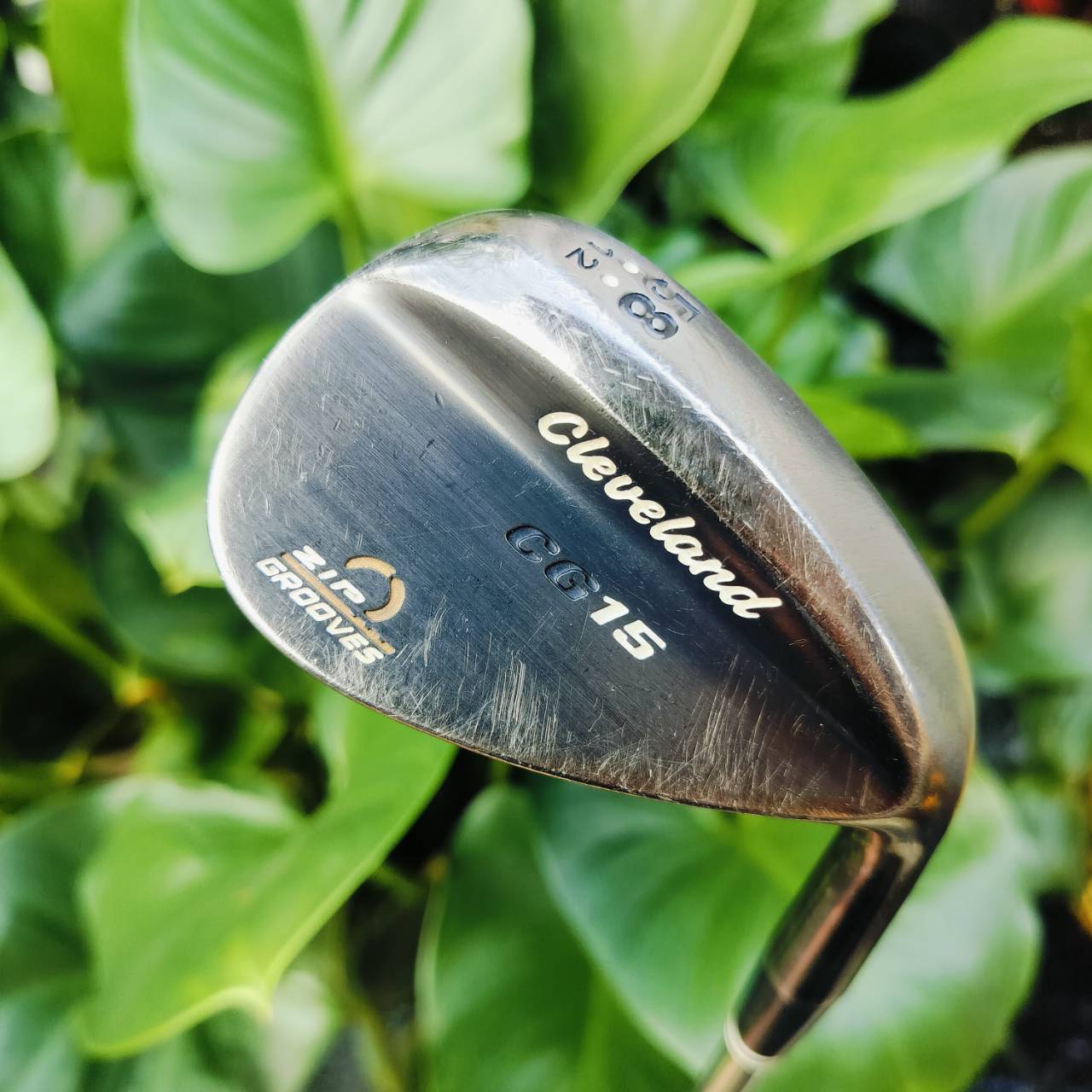 WEDGE CLEVELAND CG15 องศา 58 BOUNCE 12 เป็นรุ่น ZIP GROOVE ร่องสี่เหลี่ยม เหมือนซิป สปินจัดมากๆ โหดมาก ไม้กอล์ฟพรีเมี่ยมมือสอง ของแท้ By NakaraLuxurious