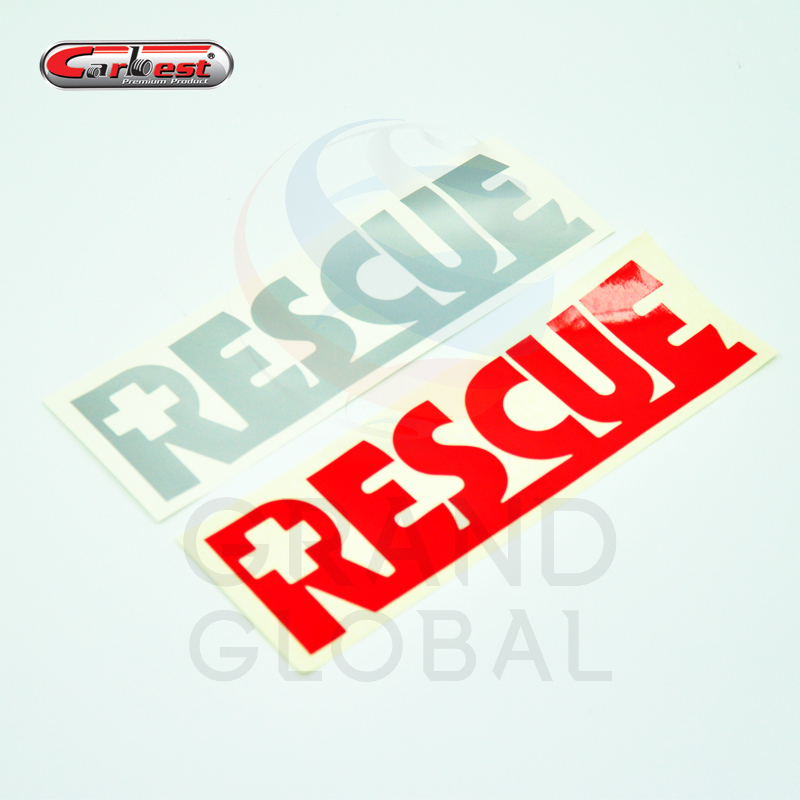 CAR BEST สติกเกอร์ประดับยนต์ ลาย RESCUE