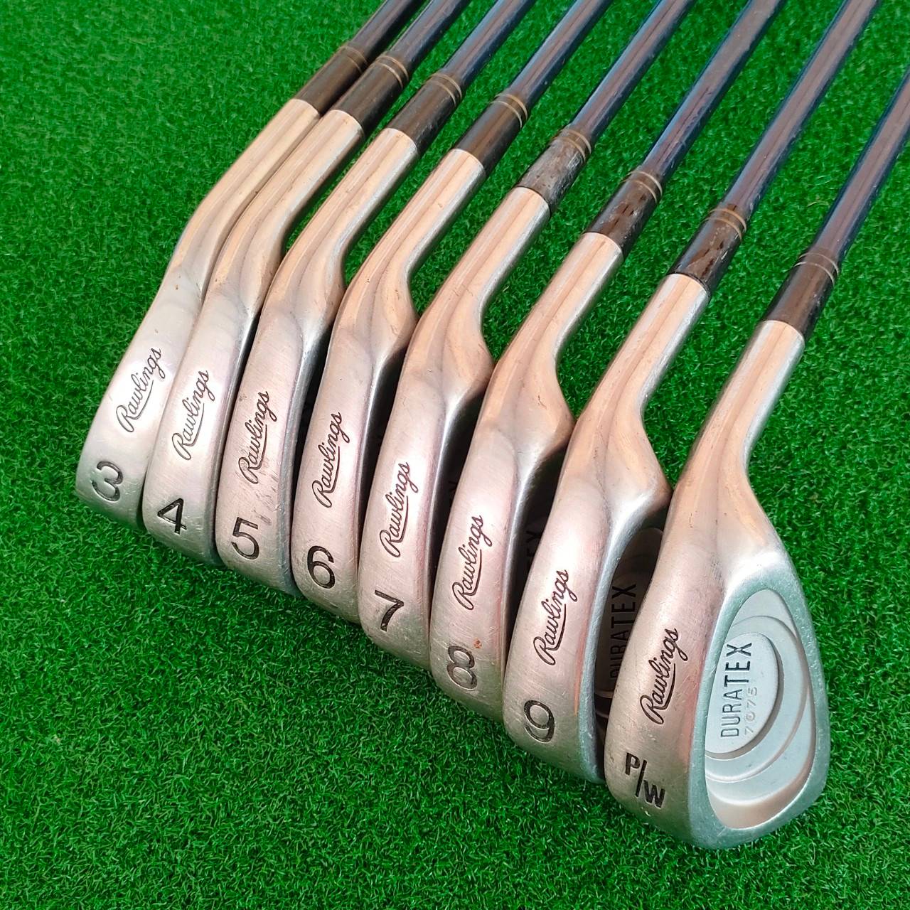 ชุดเหล็ก DURA TEX 7075 มีเหล็ก 3-9 เเละ PW ใบใหญ่ ก้านกราไฟต์เบา นุ่ม ตีง่าย ตีสบายๆ ระยะดี