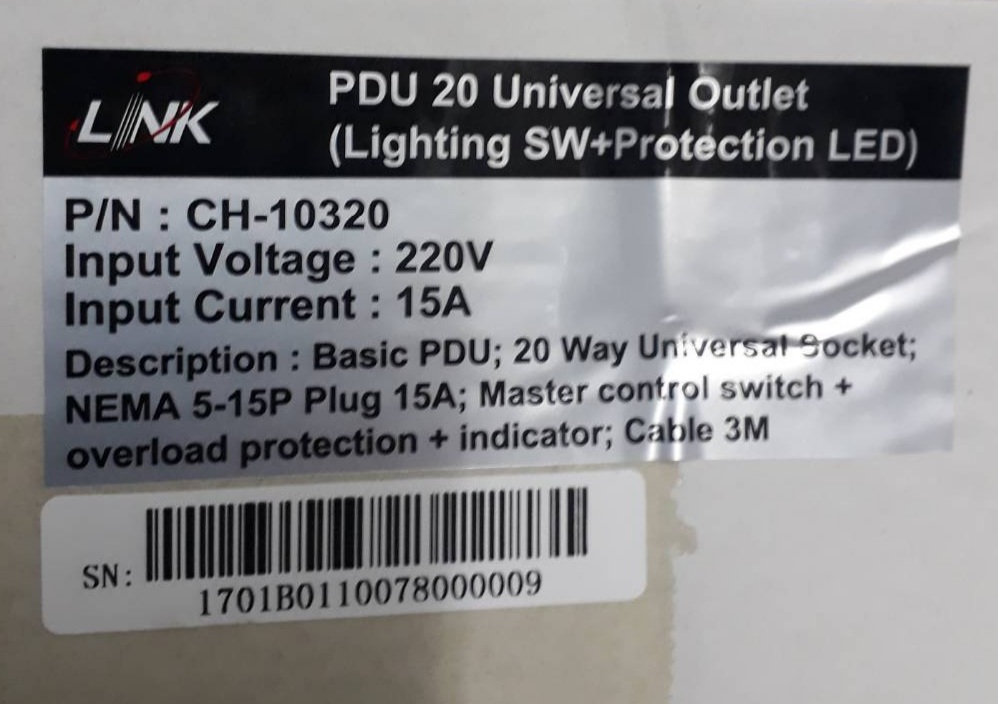 ของใหม่ ไม่มีกล่อง ประกันร้าน 1 เดือน Power Distribution Link CH-10820