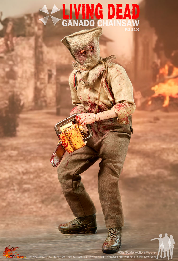 [สั่งจอง]Hot Heart FD013 1/6 : Ganado Chainsaw (Old and Bloodily Version）