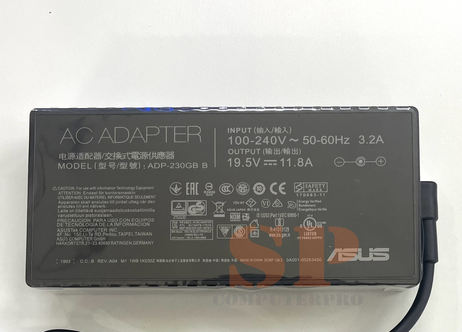 ASUS ADAPTER อแดปเตอร์ของแท้ ASUS ROG GL702 G531G G731G GX501 GX502 GX531 SERIES 19.5V 11.8A หัว 6.0*3.7mm 230W