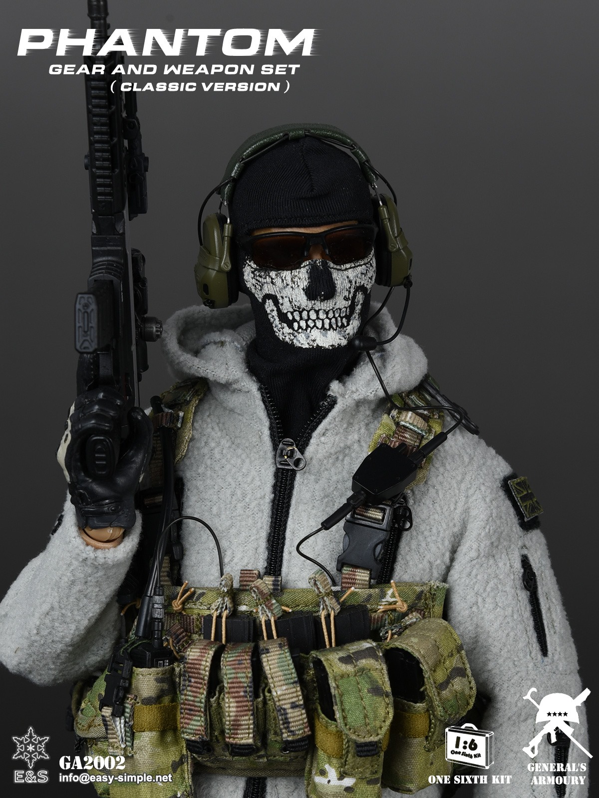 [สั่งจอง]General's Armoury GA2002 1/6 : Phantom Gear And Weapon Set (Classic Version)
