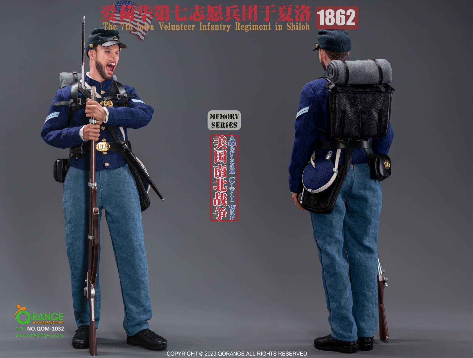 [สั่งจอง]QORANGE QOTOYS 1/6 - QOM-1031 1/6 French Napoleonic Foot Grenadiers of the Imperial Guard 1812