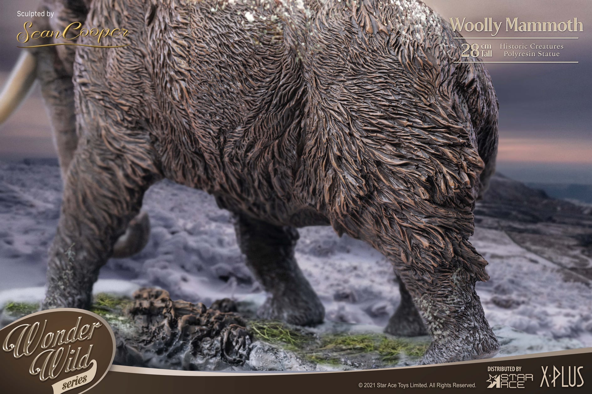 [สั่งจอง]X-Plus / STAR ACE Toys SA5001 : "WONDER WILD" series - Wooly Mammoth Statue