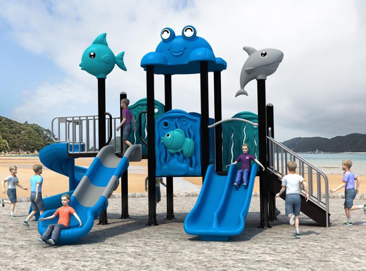 เครื่องเล่นสนามกลางแจ้ง ชุดเจ้าปลาพร้อมเพื่อน,สไลเดอร์ใหญ่,ครุภัณฑ์สนามเด็กเล่น,งบ.สพฐ,โครงการโรงเรียนประชารัฐ, เครื่องเล่นสนามระดับก่อนประถมศึกษา, งบประมาณ80,000 playground,สไลเดอร์,เครื่องเล่นสนาม, สนามเด็กเล่น