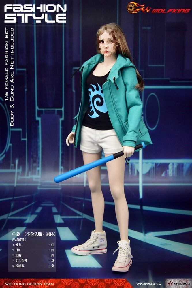 [สั่งจอง]WOLFKING WK89024 1/6 : Female Fashion Set
