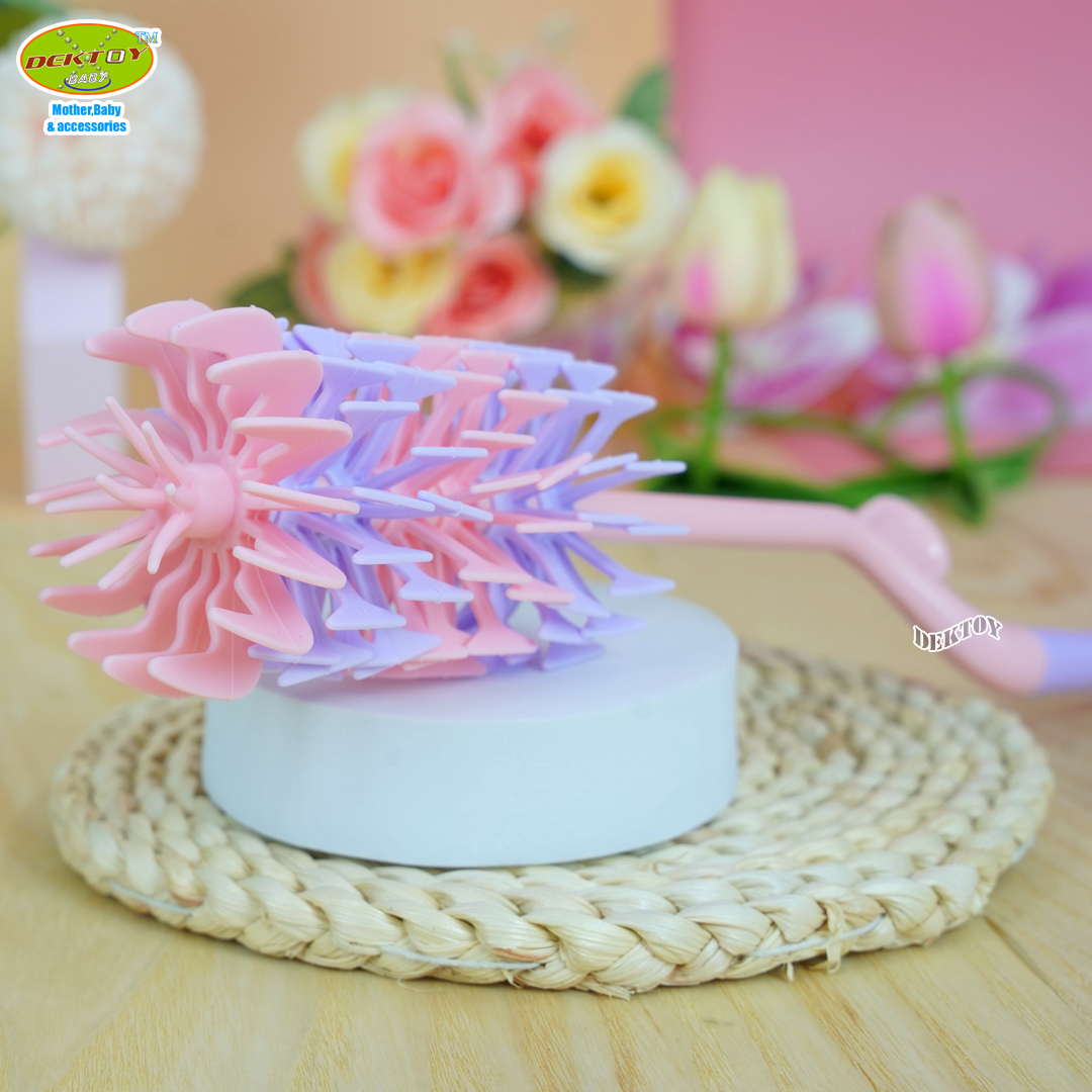 Gracekids เกรซคิดส์ แปรงล้างขวดนมซิลิโคน ไลแลค