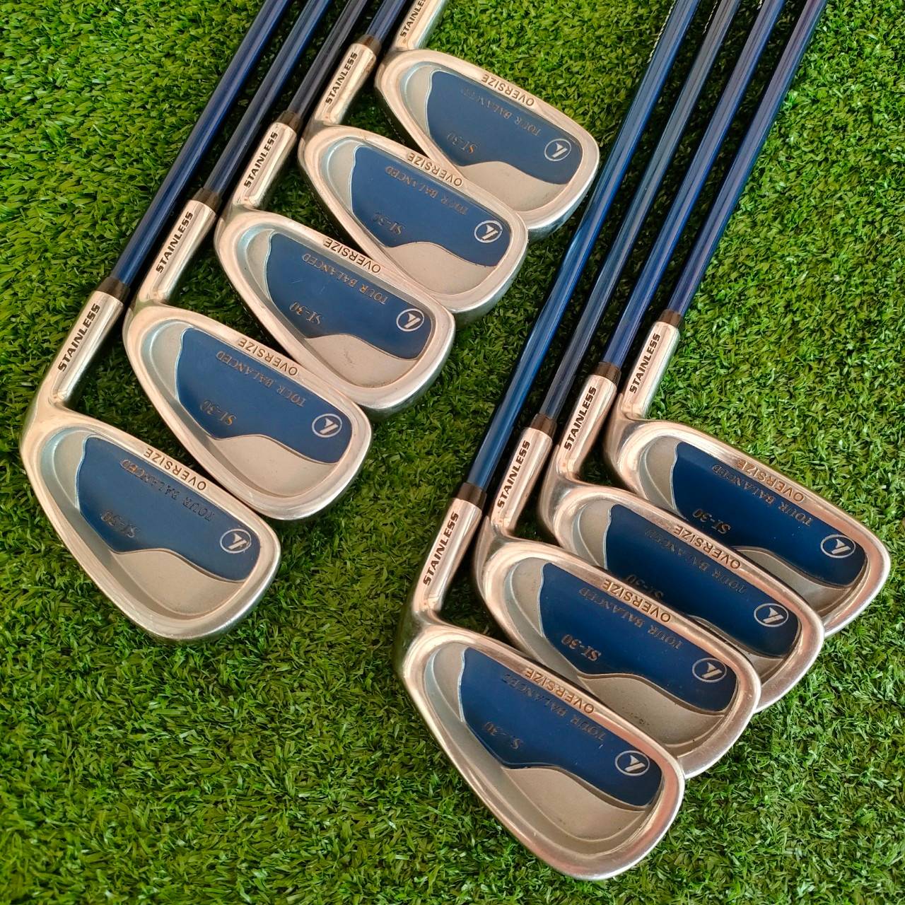 ชุดเหล็ก PROKENNEX SI-30 TOUR BALANCED OVERSIZE มีเหล็ก 3-9 เเละ PW SW ก้าน SI-30 II FLEX R เหล็กใบใหญ่ ตีง่ายๆ สบายๆ มือใหม่ยิ่งตีดีมาก ไม้กอล์ฟมือสอง ของแท้ BY NakaraLuxurious