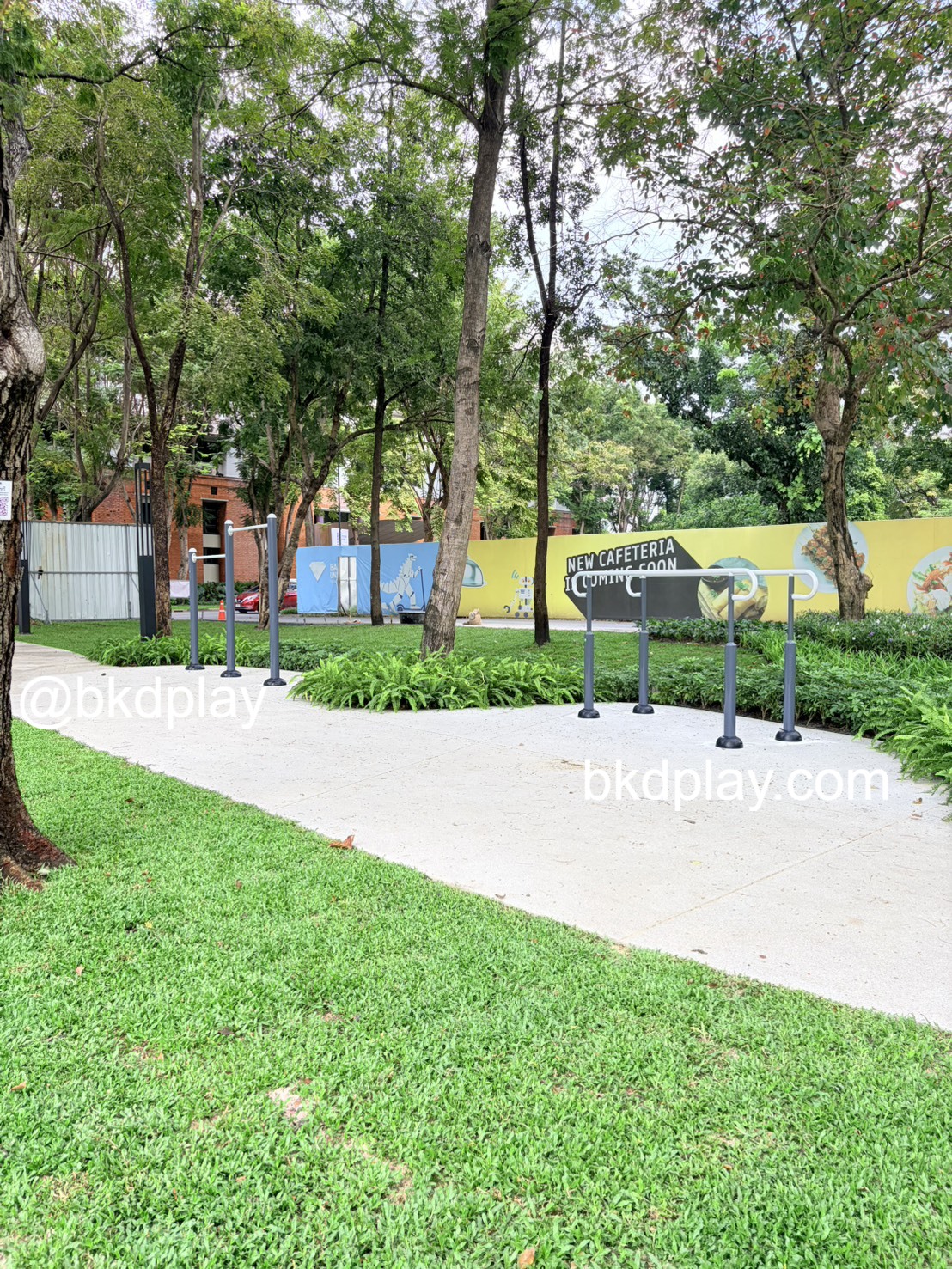 เครื่องออกกำลังกายกลางแจ้ง ชุดอุปกรณ์ บริหารแขน หน้าอก หัวไหล่ สำหรับผู้ใหญ่ แบบบาร์โหน 2 ระดับ ลานกีฬา อเนกประสงค์ สนามกีฬา เด็กโตเล่นได้ เพิ่มความสูงเด็ก