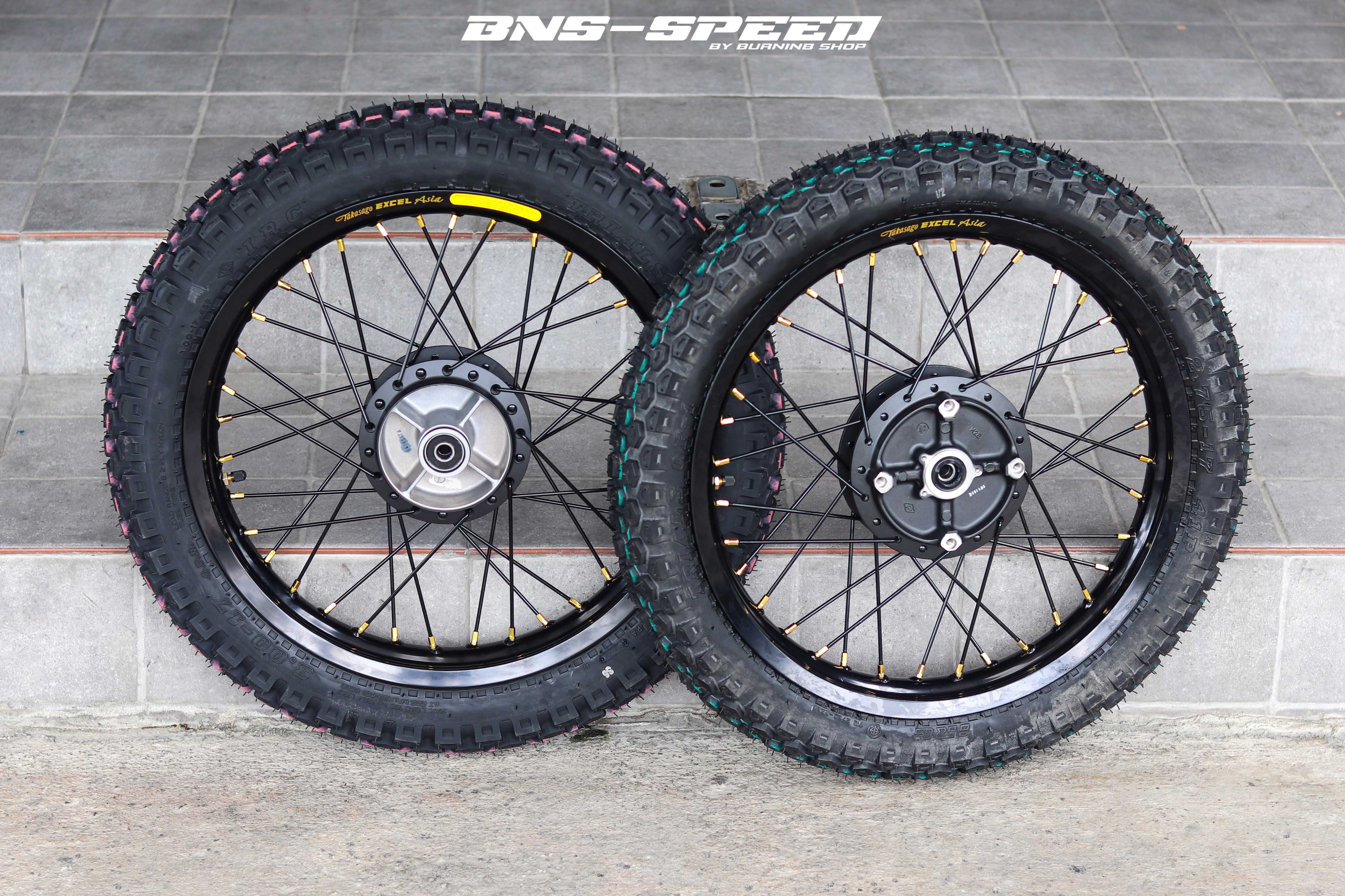 ชุดล้อ Excel CT125 พร้อมยาง IRC GP-1