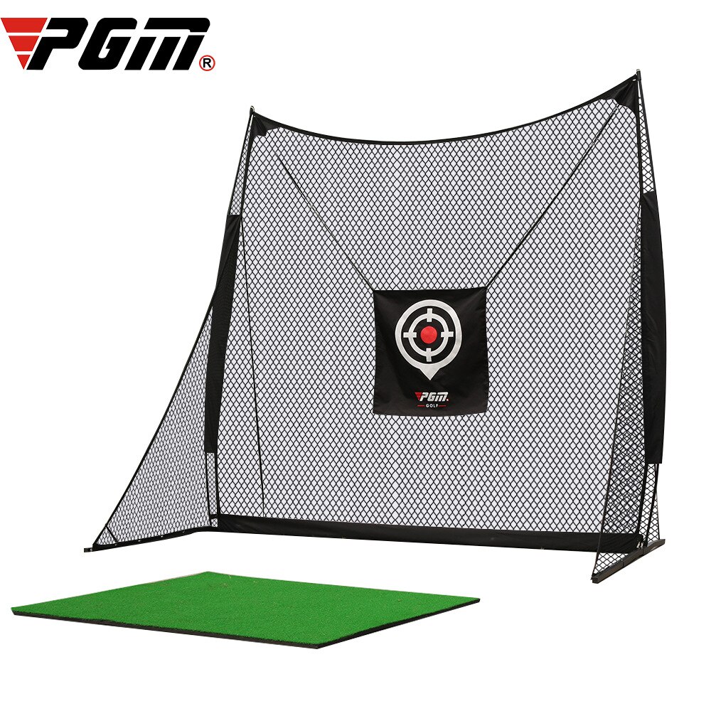 Golf Practice Net ตาข่ายฝึกซ้อมกอล์ฟ PGM LXW015 Size 2.5 x2.5 x1.26 M. มีเป้าให้ 2 แบบ ซ้อมไดร์ฟ ซ้อมชิพ ( ไม่รวมพรม Not including the mat )