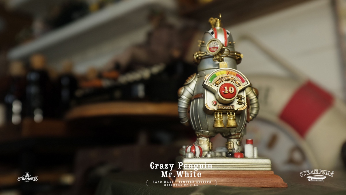 [สั่งจอง]STEAMARTS CRAZY SA2023C003 : PENGUIN MR.WHITE (15Cm)