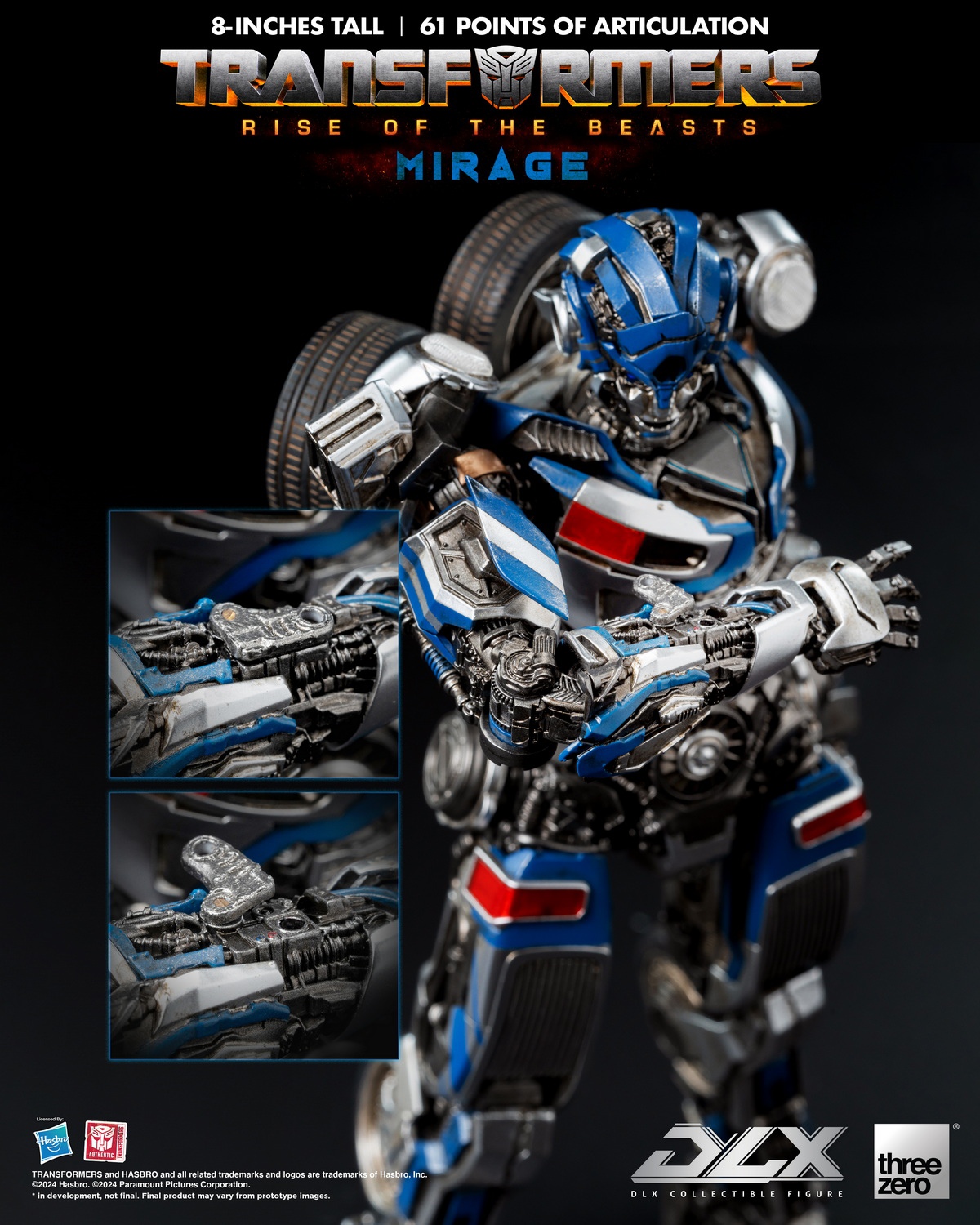 [สั่งจอง]Threezero 3Z05640W0 8" : Transformers Rise of the Beasts DLX - Mirage