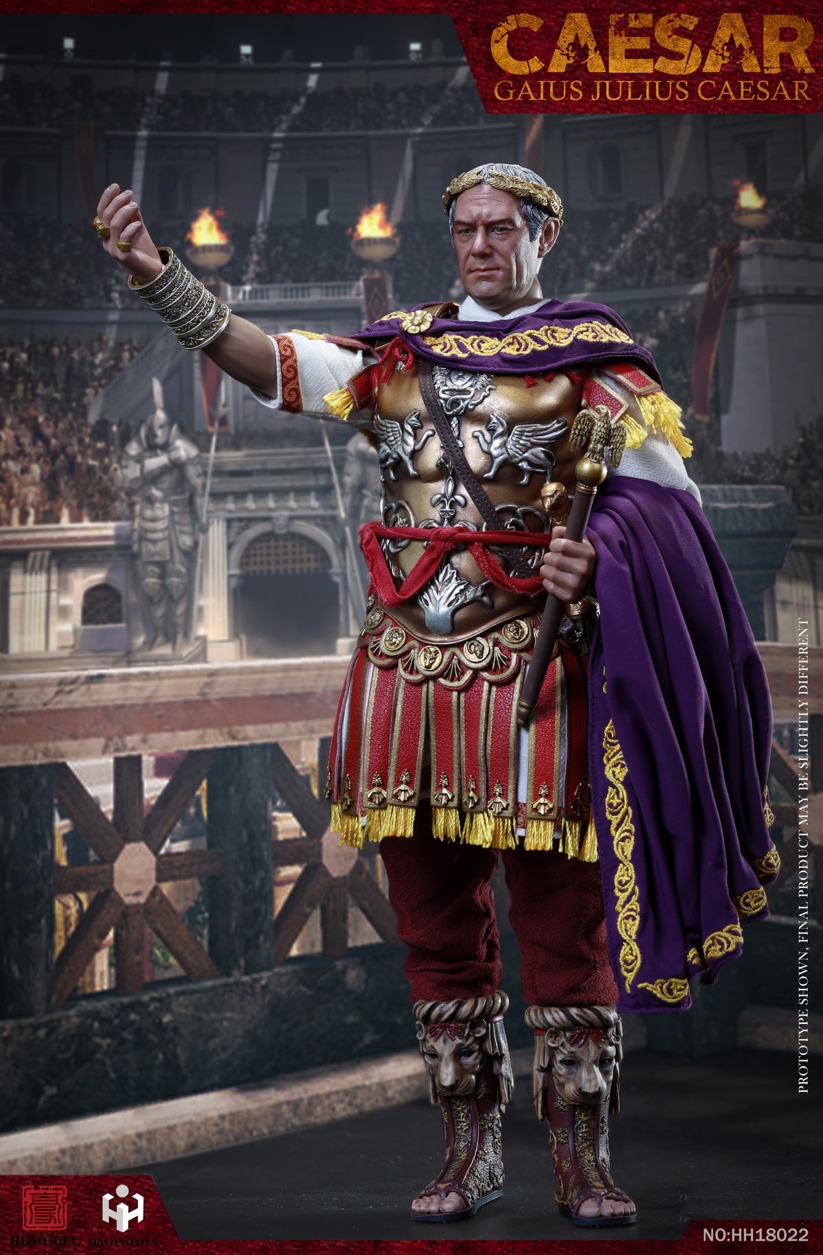 [สั่งจอง]HHMODEL x HAOYUTOYS 1/6 : Imperial Army- Julius Caesar