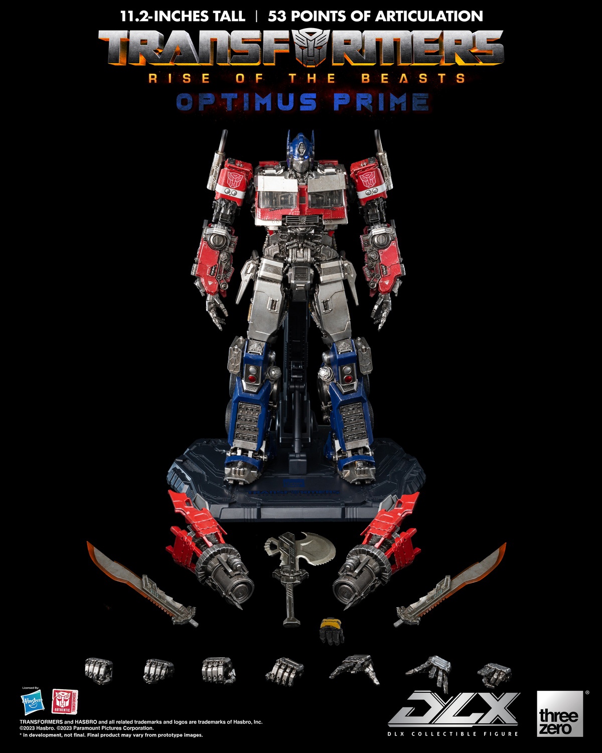 [สั่งจอง]ThreeZero 3Z04320W0 : Rise of the Beasts DLX Optimus Prime (สูง11.2นิ้ว)