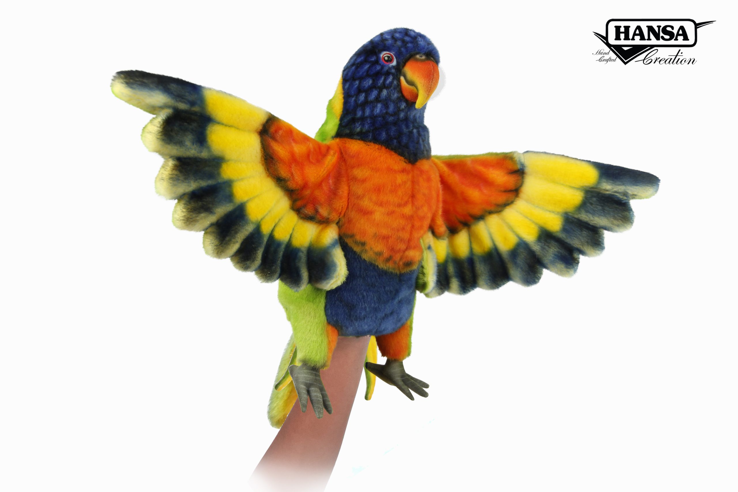 8535 Rainbow Lorikeet Puppet 50 cm.W