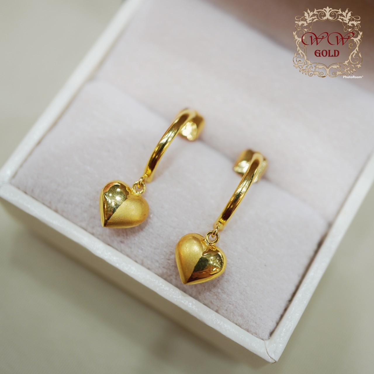 ต่างหูทองแท้ 18K