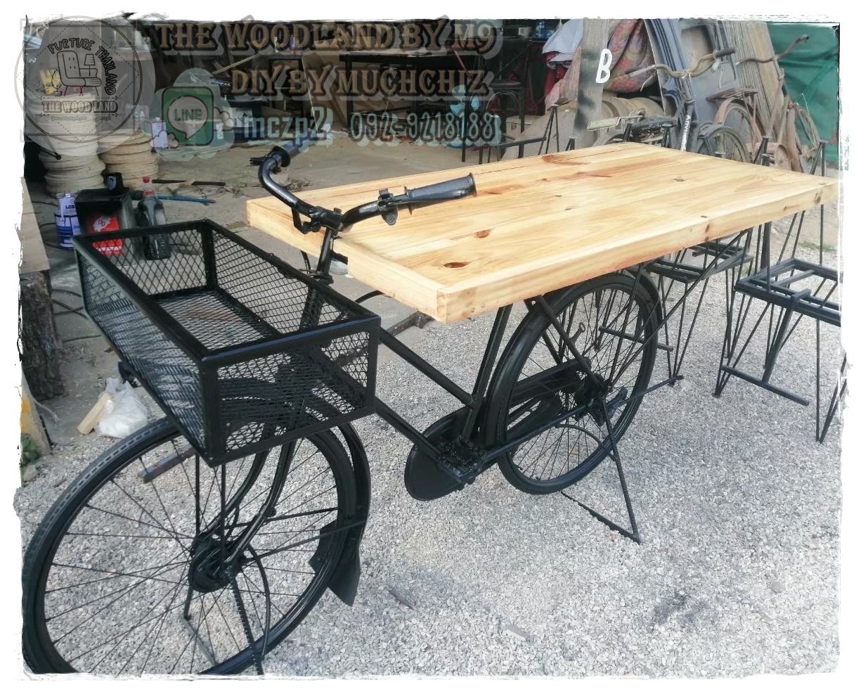 #BICYCLE Design#เฟอร์นิเจอร์จักรยานวินเทจ #เฟอร์นิเจอร์ตกแต่งร้านกาแฟ งาน Built-in#Counter-bar#โต๊ะร้านอาหาร#โต๊ะแต่งร้านกาเเฟ #ชุดโซฟา