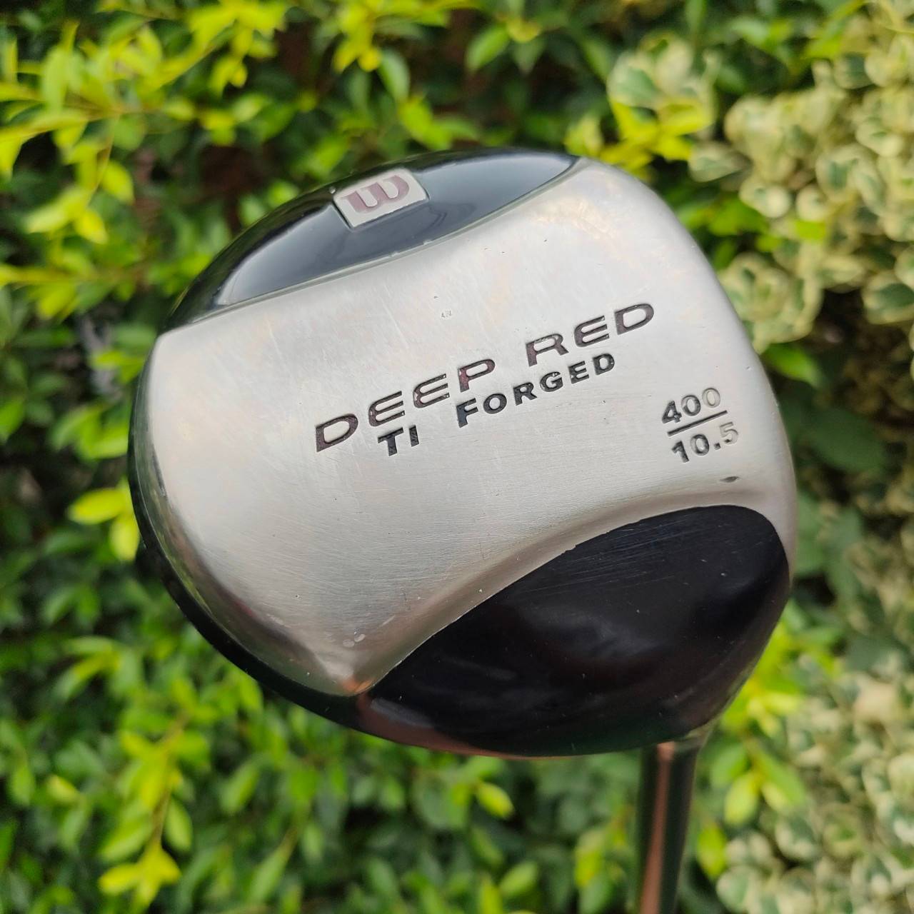 DRIVER WILSON DEEP RED TI FORGED 400 องศา 10.5 ก้าน FATSHAFT FLEX R ** ก้านเป็นเเบบอ้วน ** ตีมันส์แบบสุดๆ ตรงและไกล เสียงเพราะสุดๆ