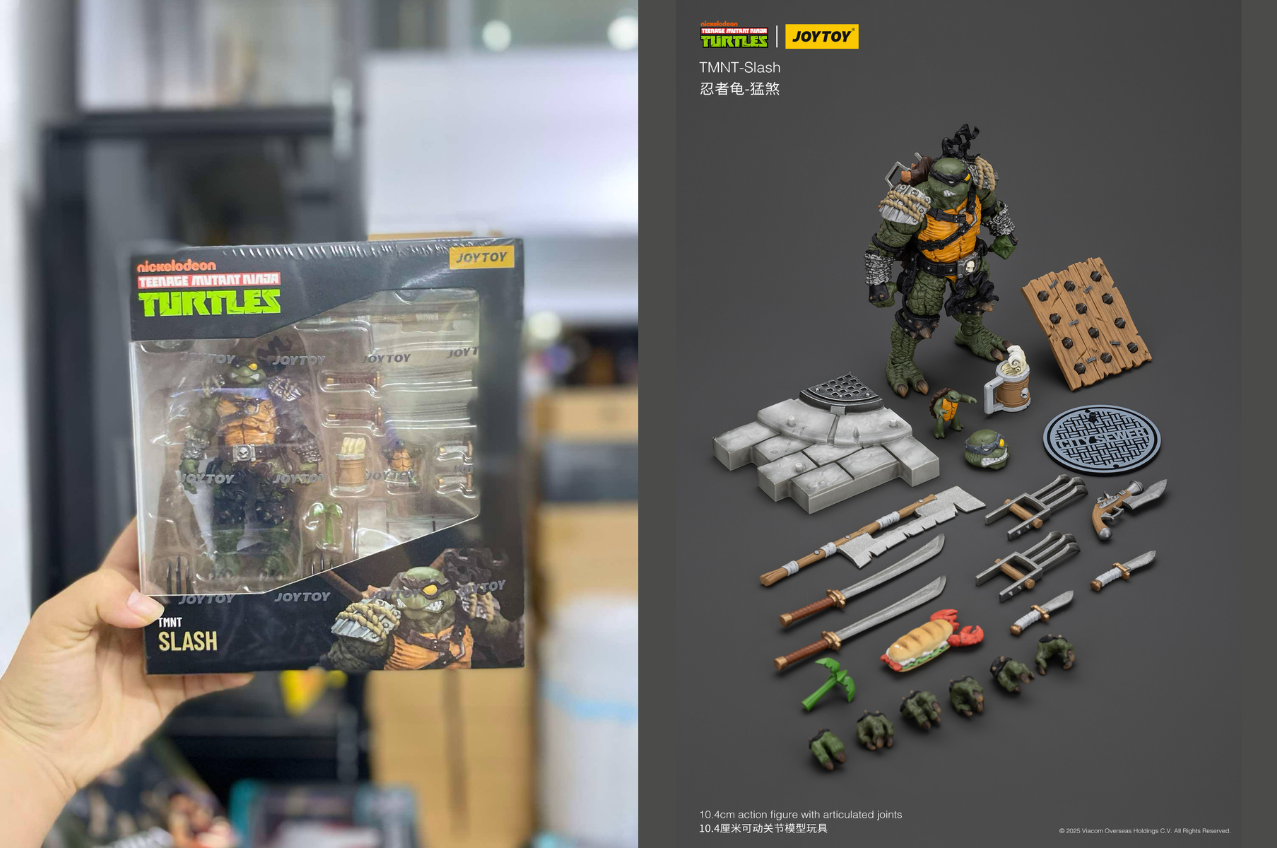 [พร้อมส่ง]Joy toy 1/18 : TMNT- JT01000 : Slash"