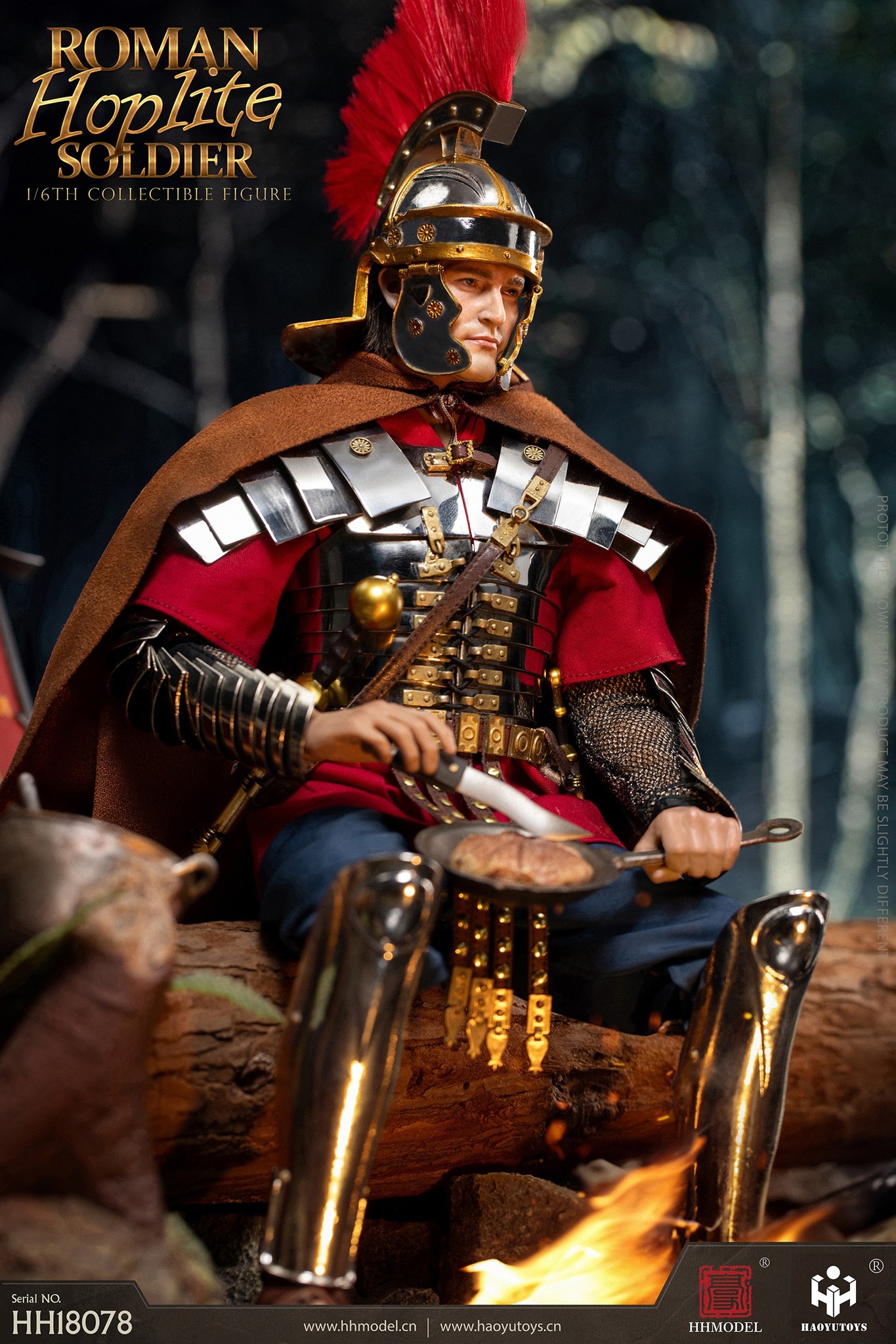 [สั่งจอง] HHMODEL & HAOYUTOYS HH18078 1/6 : Imperial Legion - Hoplite Re plate making