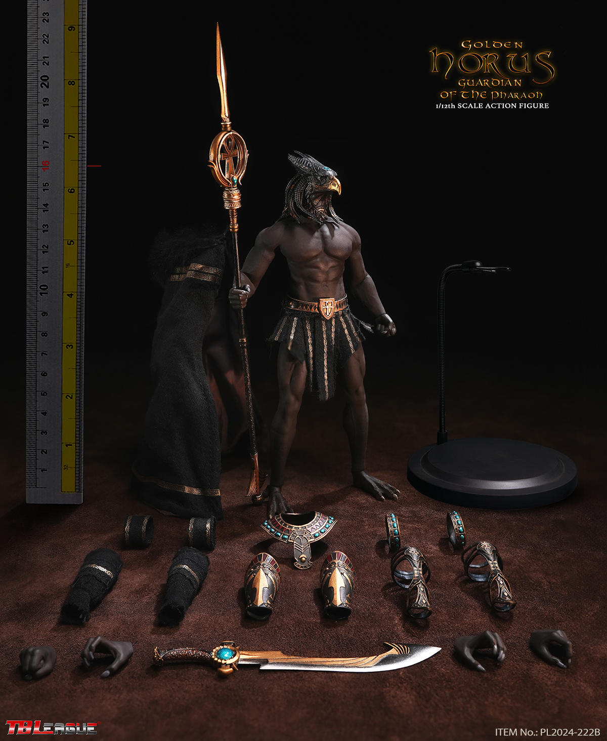 [พร้อมส่ง] TBLeague 1/12 : Horus Guardian of Pharaoh- Golden มีให้เลือก 3 แบบ