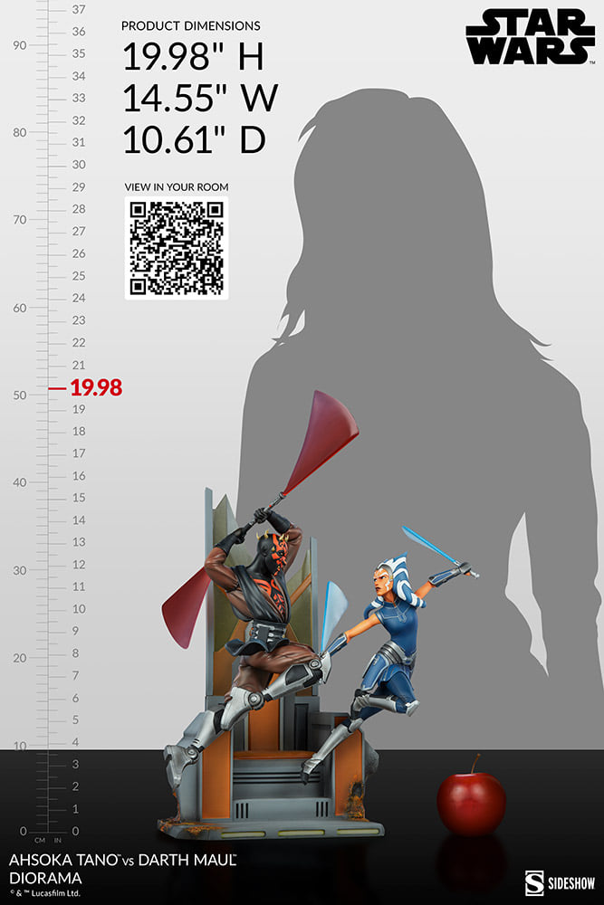 [สั่งจอง]Sideshow Collectibles 200619 : Ahsoka Tano VS Darth Maul
