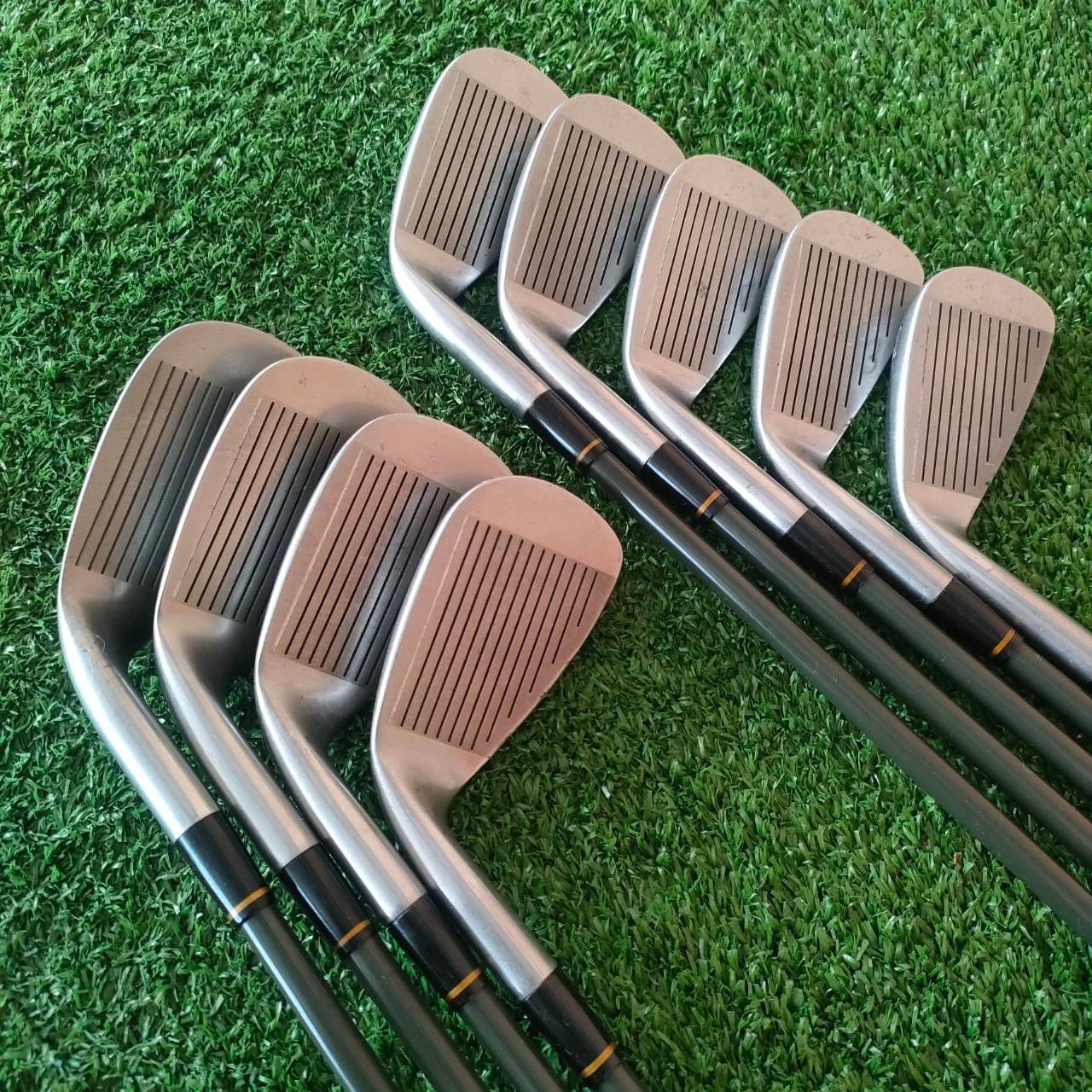 ชุดเหล็ก MARUMAN MST 22 มีเหล็ก 3-9 เเละ AW SW ก้าน MARUMAN FLEX R เหล็กตีไกลกว่าปกติ 1 เบอร์ ออกแบบเหมือนรุ่นที่ได้สถิติโลก!! ไม้กอล์ฟมือสอง ของแท้ BY NakaraLuxurious