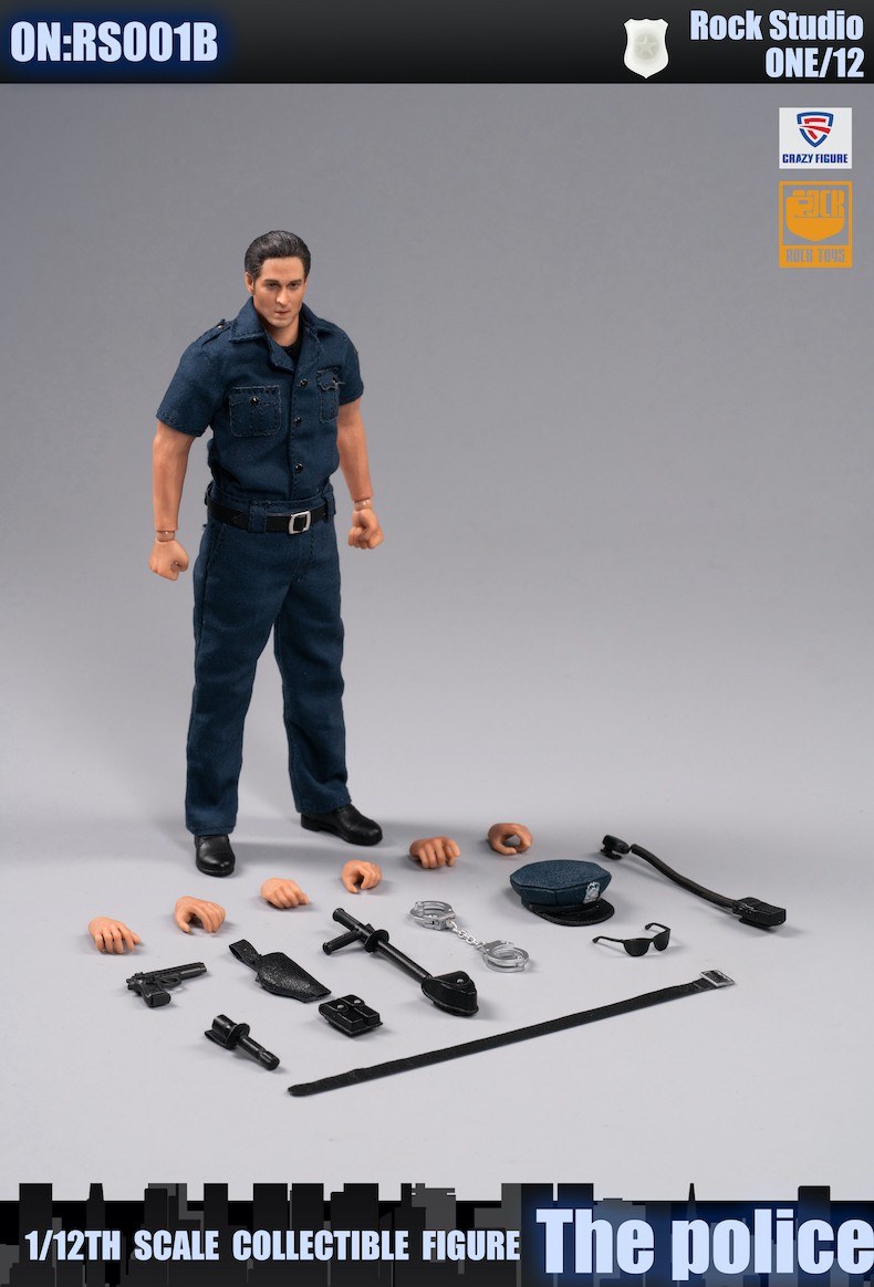 [สั่งจอง]ROCKTOYS RS001A/B/C 1/12 The Police D Kind [3 figure set]