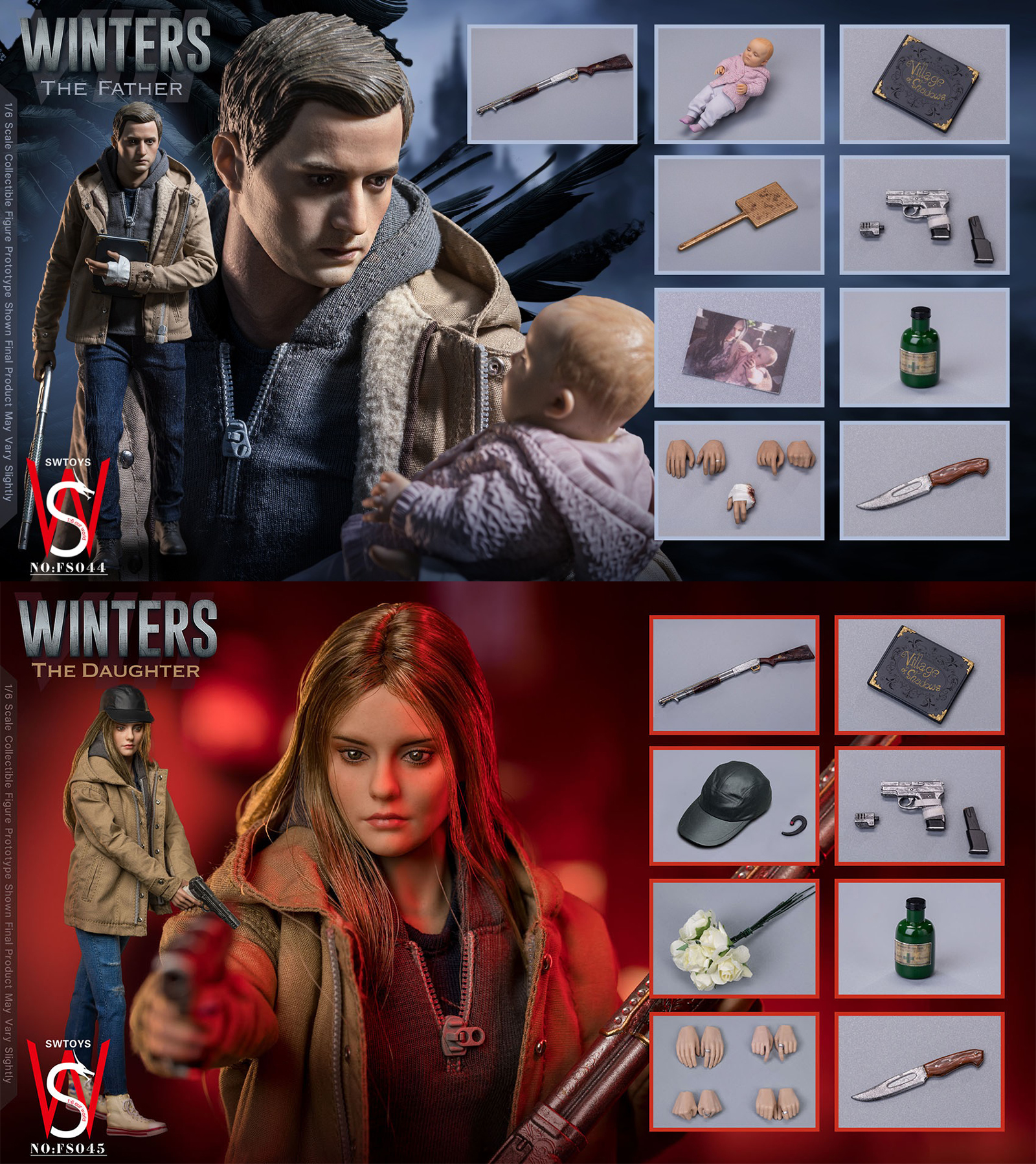 [พร้อมส่ง] Swtoys 1/6 Scale : Winters มีให้เลือก2แบบ