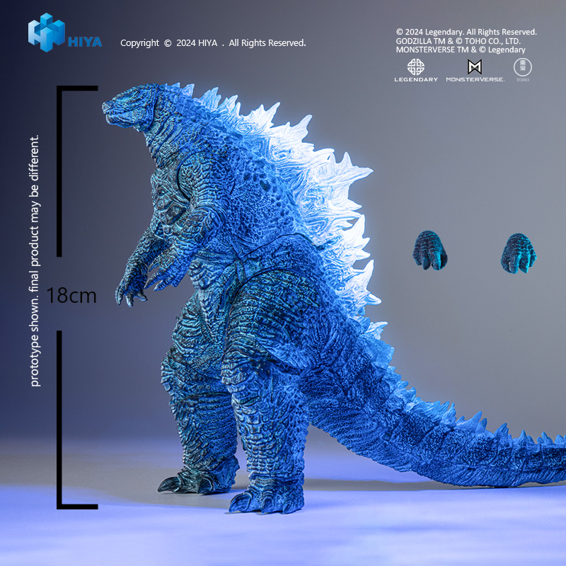 [พร้อมส่ง] Hiya Toys EXQUISITE BASIC Series 7" : EBG0187 Energized Godzilla (Godzilla x Kong: The New Empire)