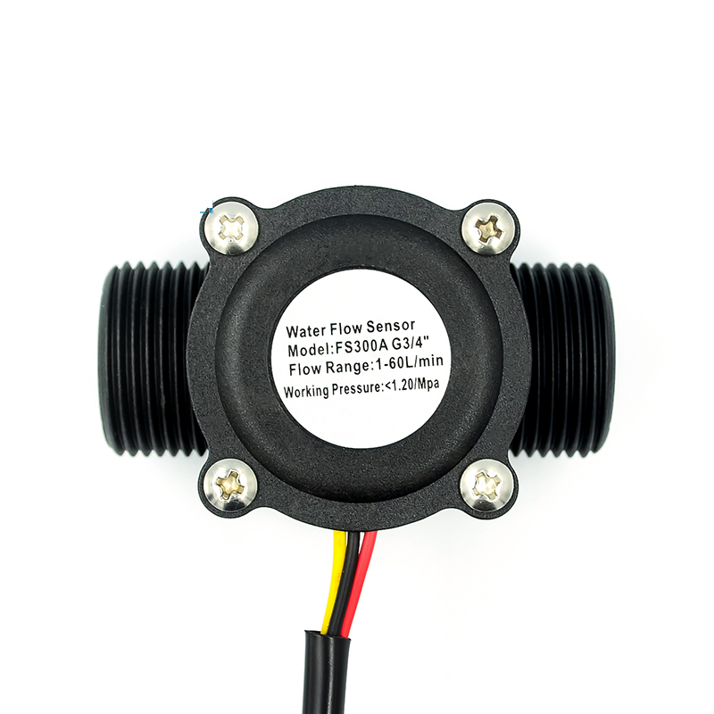 เซนเซอร์ วัดอัตราการไหลของน้ำ ขนาดท่อ 3/4” 6 หุน FS300A Hall Effect Water Flow Meter Sensor