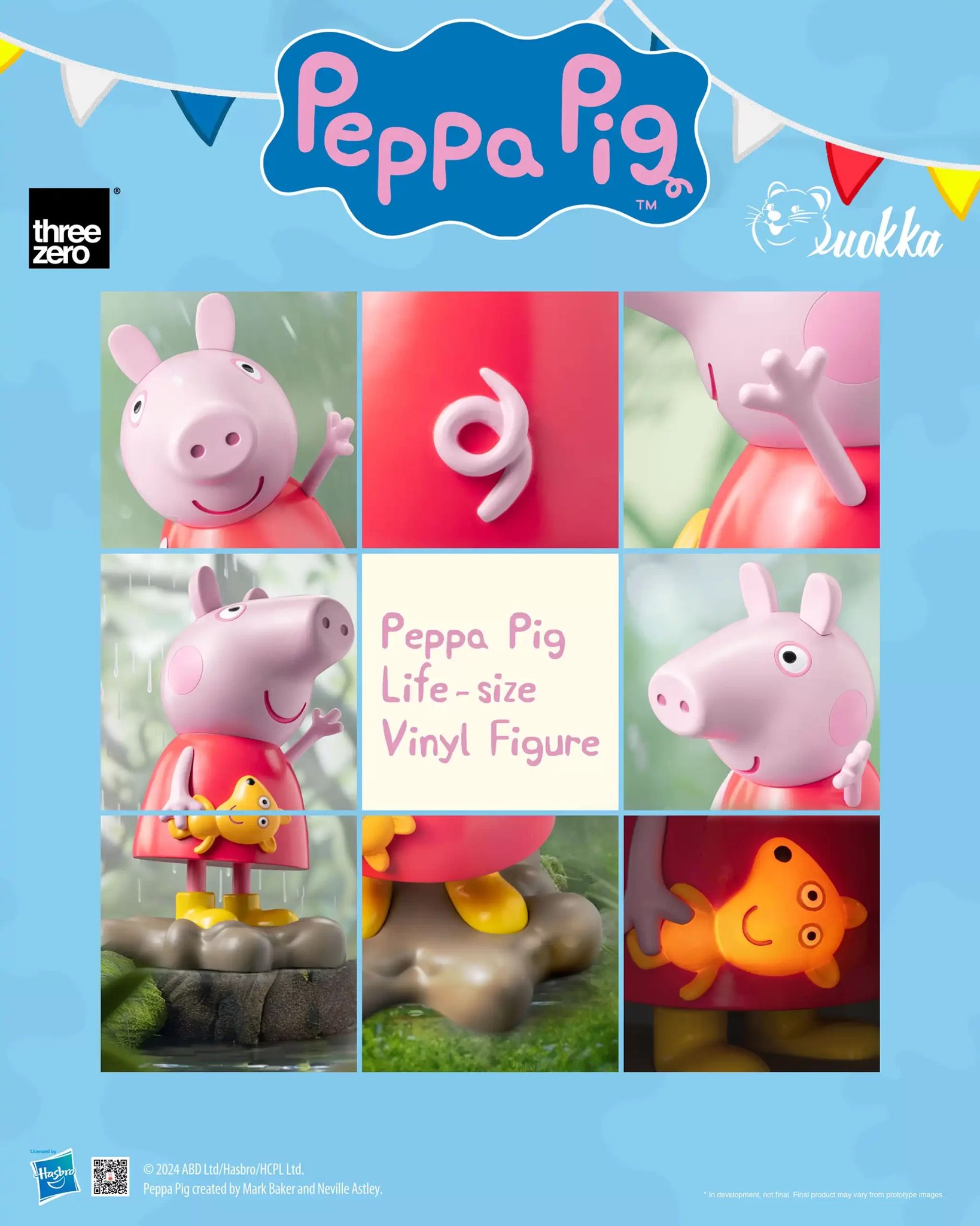 [สั่งจอง] Threezero : Peppa Pig Life-size Vinyl Figure