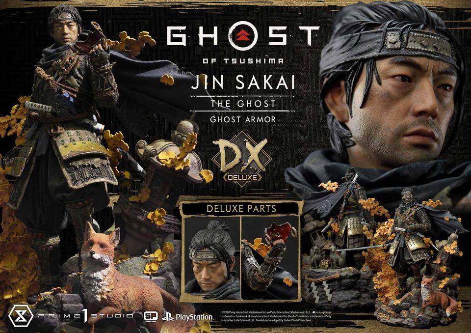 [สั่งจอง]Prime 1 Studio UPMGHOT-01DX : Ghost of Tsushima Jin Sakai, The Ghost - Ghost Armor [Deluxe Version]