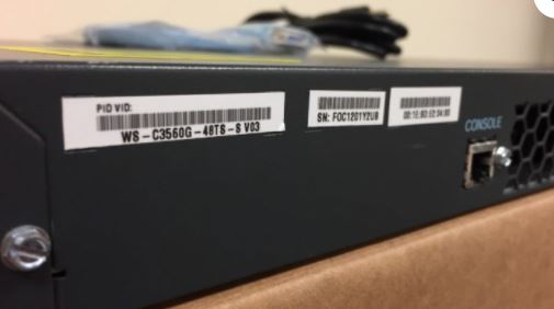 สวิตช์ Cisco Catalyst 3560G WS-C3560G-48TS-S 48 Port 10/100/1000 Switch