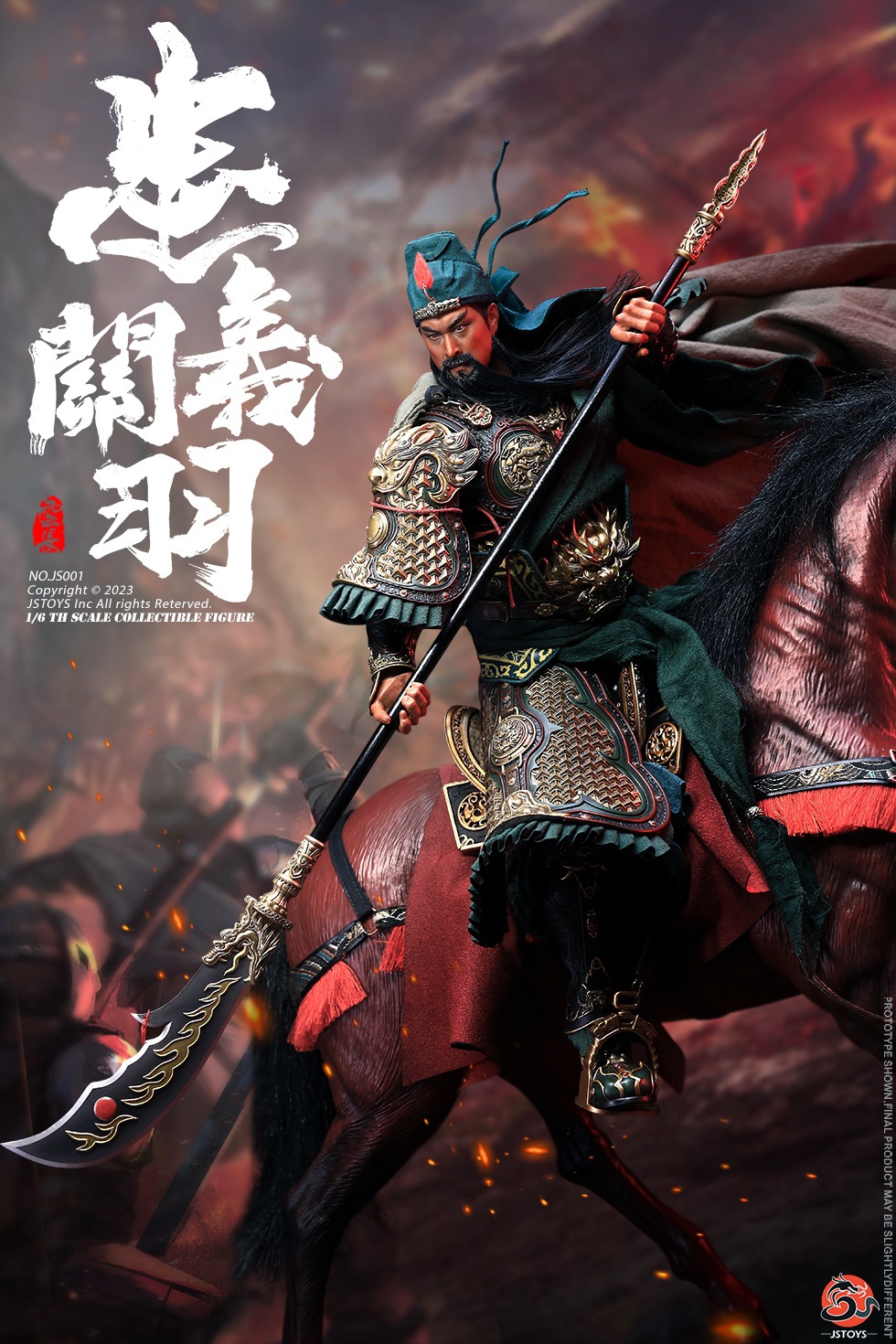 [สั่งจอง] JIASHENG JSTOYS 1/6 : THREE KINDOMS LOYAL RIGHTEOUS - GUAN YU YUCHANG
