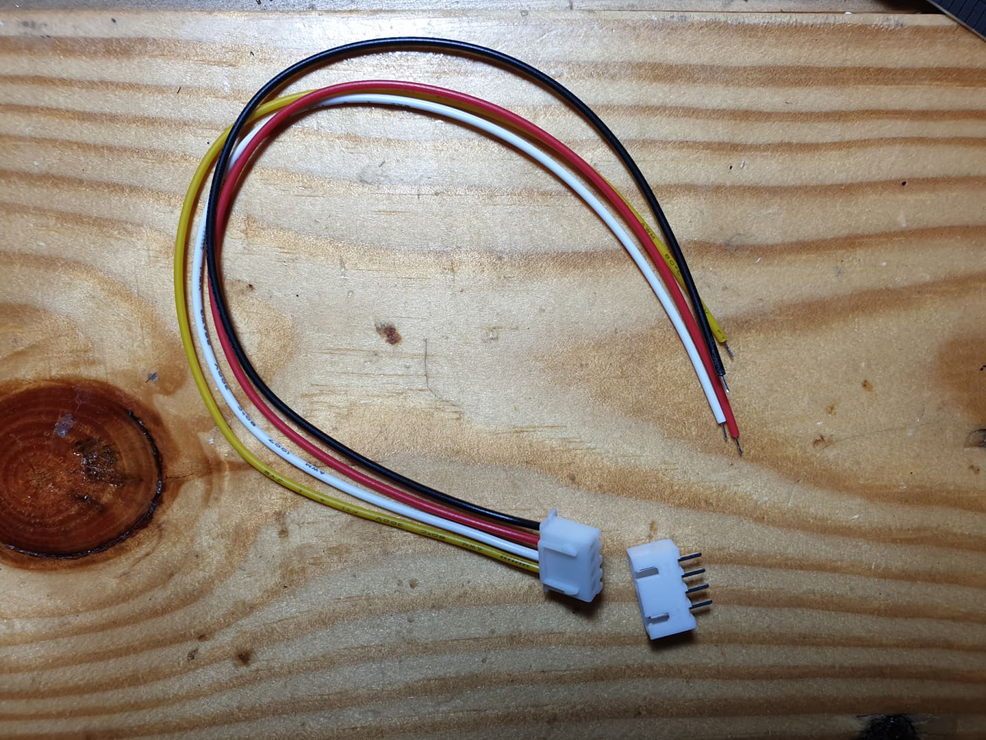 สายไฟ จัมเปอร์แบบ JST connector 4 เส้น ระยะห่าง 2.54mm