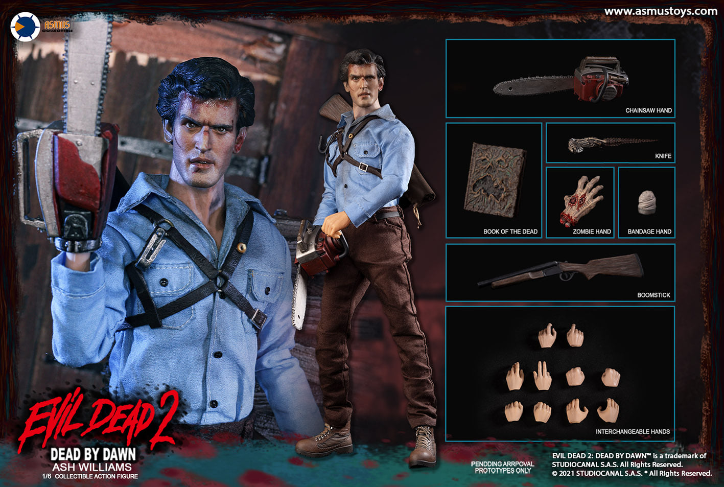 [สั่งจอง]Asmus Toys EDA001 1/6 : Evil Dead 2 - ASH WILLIAMS