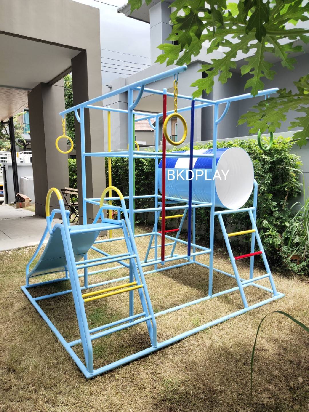 ชุดรวมA เครื่องเล่นสนามกลางแจ้ง เครื่องเล่นสนามเหล็ก ประกอบด้วยสไลเดอร์ชิงช้าปีนป่ายบาร์โหน อุโมงค์ลอด OutdoorPlayground,ผลิตเครื่องเล่นสนาม,สนามเด็กเล่น,เครื่องเล่นงบสพฐ.ประชารัฐ ราคาโรงงาน