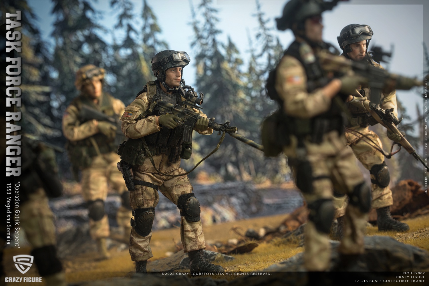 [สั่งจอง] Crazy Figure LTY002 CFTOYS 1/12 Task Force Ranger